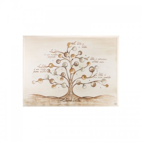 Quadro Acca Argenti Albero Buona Vita QD.78