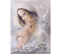 Quadro Acca Argenti Madonna con Bambino QS.522M