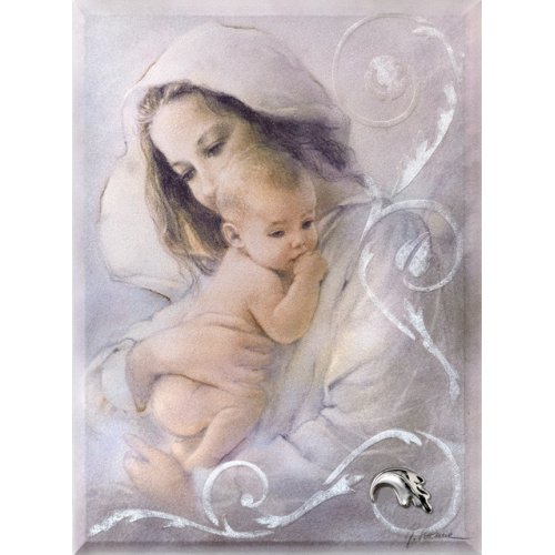 Acca Argenti Malerei Madonna mit Kind QS.522M