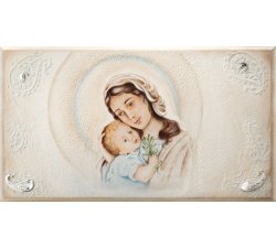 Quadro Acca Argenti Madonna con Bambino QS.876M