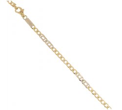 Herrenarmband aus Gelb- und Weißgold 803321736659