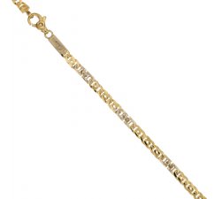 Herrenarmband aus Gelb- und Weißgold 803321735585