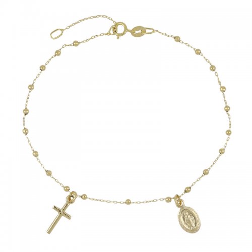 Bracciale Rosario Oro Giallo Madonna Miracolosa 803321717229