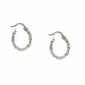 Women&#39;s Hoop Earrings in White Gold 803321709346