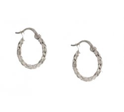 Women's Hoop Earrings in White Gold 803321709346