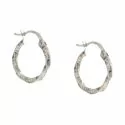 Women&#39;s Hoop Earrings in White Gold 803321727852