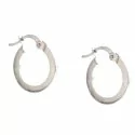 Women&#39;s Hoop Earrings in White Gold 803321727697