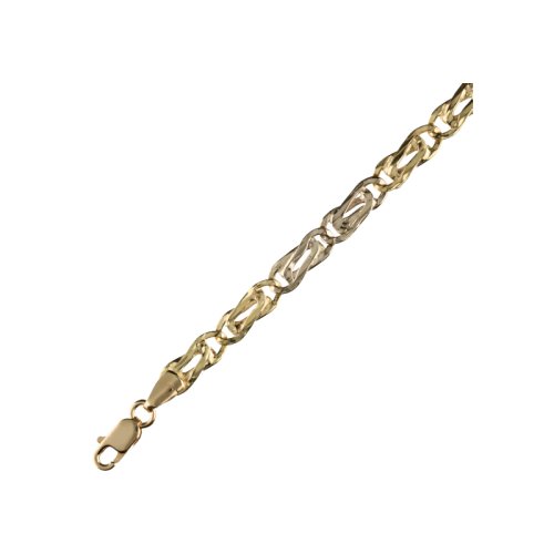 Men&#39;s Bracelet in Yellow and White Gold GL100039