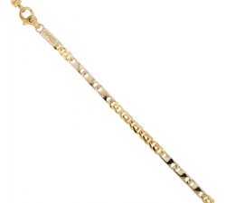 Herrenarmband aus Gelb- und Weißgold 803321735573