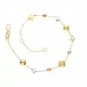 Women&#39;s bracelet Yellow and white gold 245351