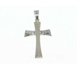 Croce Uomo in Oro Bianco 143958