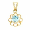 Women&#39;s pendant light point Yellow gold 803321717221