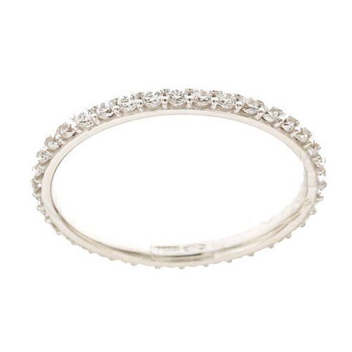 Anello Veretta Donna Oro Bianco 803321721516