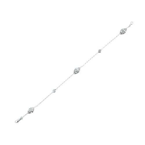 Woman Bracelet in White Gold GL100042