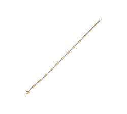 Damenarmband aus Gelb- und Weißgold GL100045