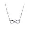 Necklace with Infinity Woman in White Gold 217986P