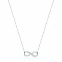 Necklace with Infinity Woman in White Gold 217986P