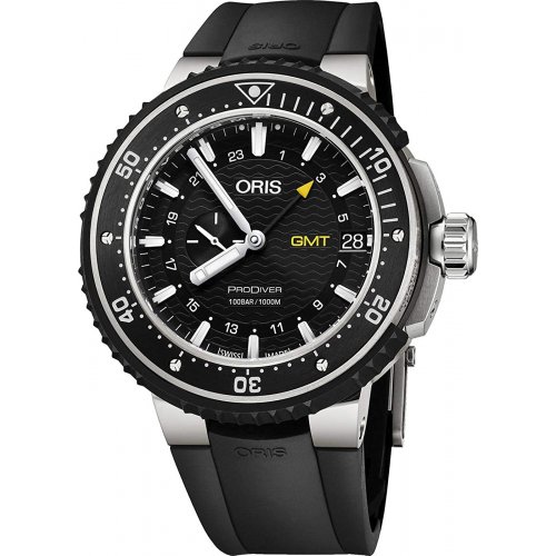 ORIS Men's Watch PRODIVER GMT 01 748 7748 7154-07 4 26 74TEB 