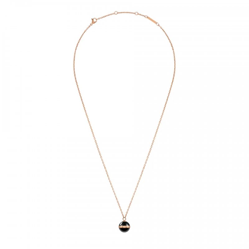 Daniel Wellington ネックレス ASPIRATION NECKLACE DW00400156 Jewellery - Aspiration Necklace in rose gold and black | DW