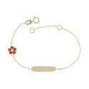 Yellow gold girl's bracelet 803321721761
