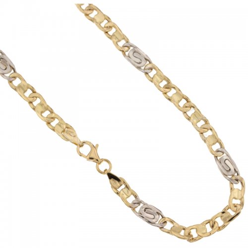 Herren-Halskette aus Gelb- und Weißgold 803321717550