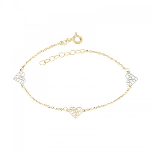 Bracciale da bimba Oro giallo e bianco 803321724517