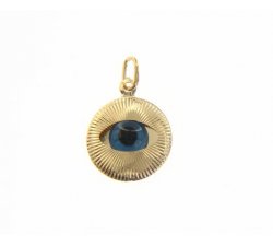 Eye of Allah pendant yellow gold 081008