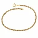 Zweifarbiges Damenarmband aus Gold 803321735347