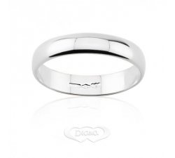 DIANA Wedding Ring 3 grams White Gold Classic Wide Band