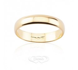 DIANA Wedding Ring 3 grams Yellow Gold Classic Wide Band