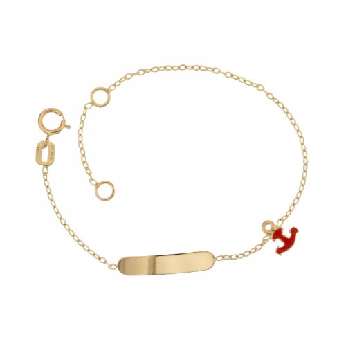 Yellow gold children&#39;s bracelet 803321721772