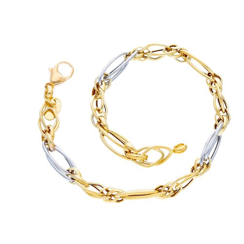 Bracciale Donna in Oro giallo e bianco 241496