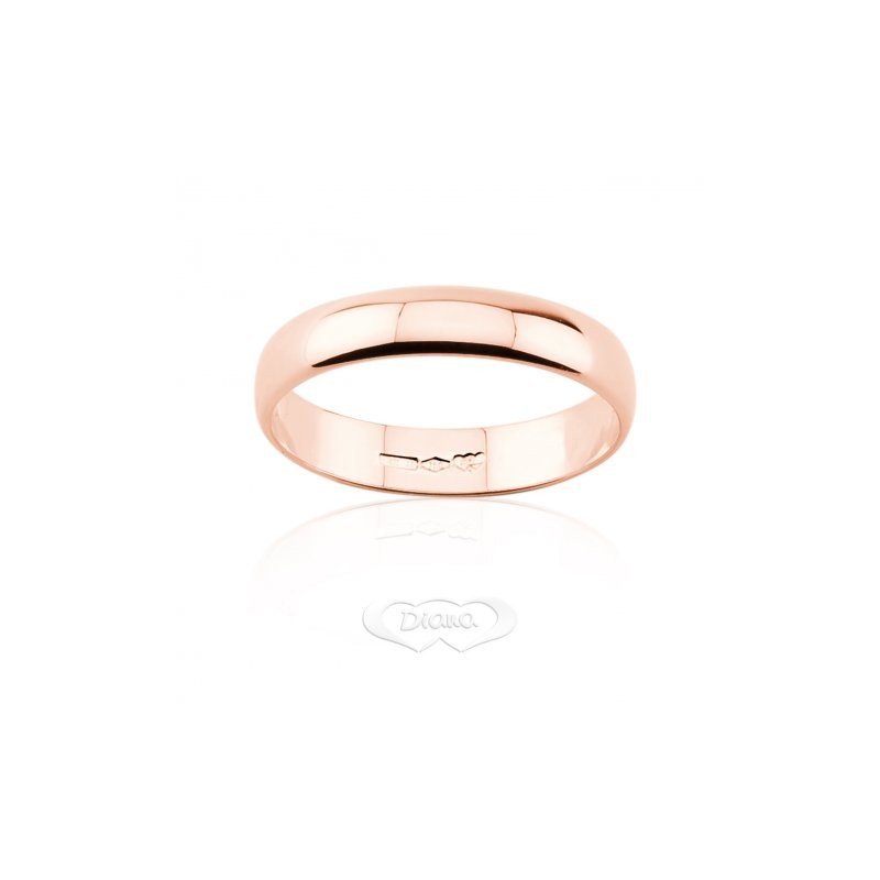 Diana Wedding Ring 3 grams Rose Gold Classic Wide Band