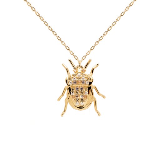 PDPaola Woman Necklace Beetles collection CO01-254-U