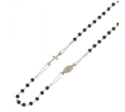 Collana Rosario Oro Bianco Madonna Miracolosa 803321716835