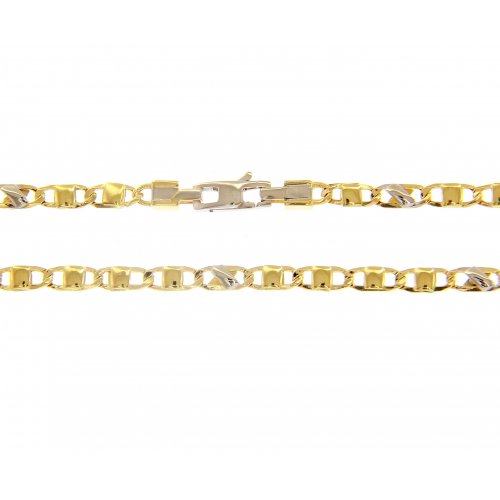 Herren-Halskette aus Gelb- und Weißgold MFN303GB50