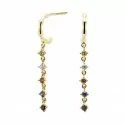 PDPaola Woman Earrings Five Sage Gold collection AR01-303-U