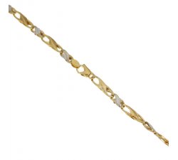 Bracciale Uomo in Oro Giallo e Bianco 803321714643