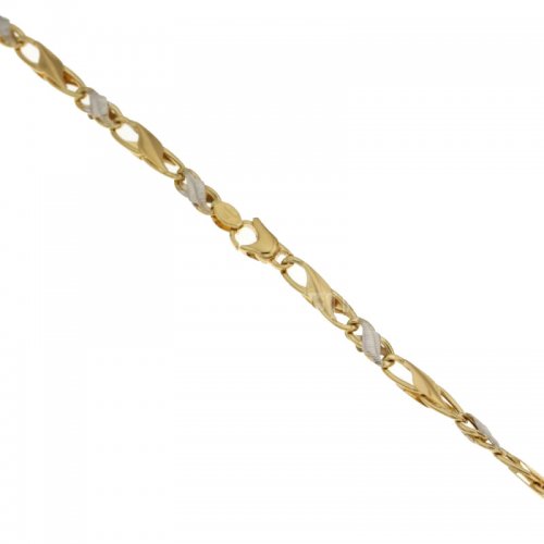 Bracciale Uomo in Oro Giallo e Bianco 803321714643