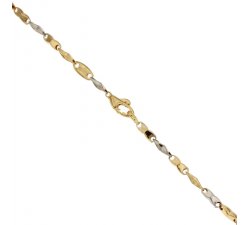 Men&#39;s Bracelet in Yellow and White Gold 803321713181