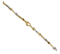 Bracciale Uomo in Oro Giallo e Bianco 803321717288