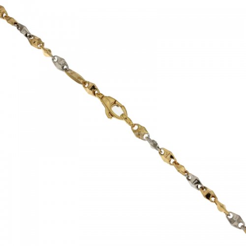 Bracciale Uomo in Oro Giallo e Bianco 803321717288