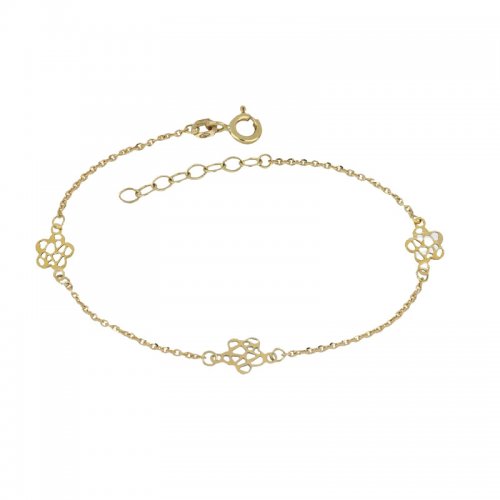 Yellow gold girl&#39;s bracelet 803321737039
