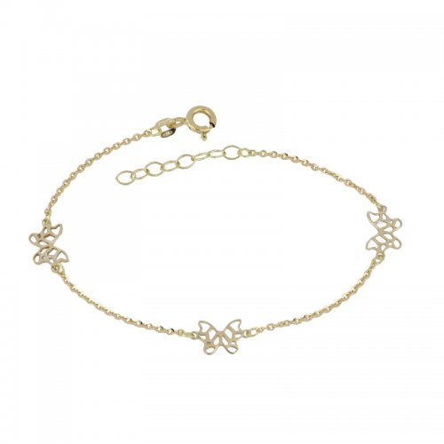 Yellow gold girl&#39;s bracelet 803321730826