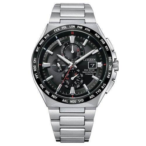 Citizen H800 Radio Controlled Super Titanium Men&#39;s Watch AT8234-85E