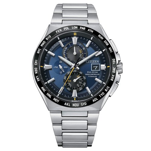 Citizen H800 Radio Controlled Super Titanium Men&#39;s Watch AT8234-85L