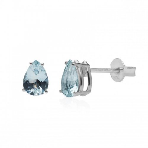 Ohrringe Promesse Schmuck Damen Aquamarin OG75