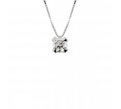 Necklace Promesse Gioielli Woman Point of Light Diamond C4C