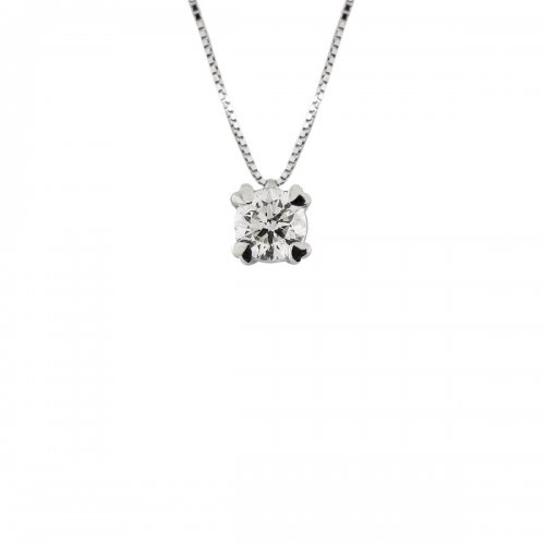 Necklace Promesse Gioielli Woman Point of Light Diamond C4C