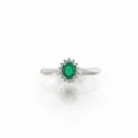 Ring Promesse Damenschmuck Diamanten Smaragd ACPQ54S